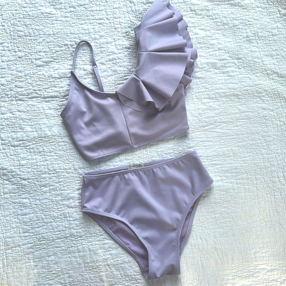 Habitual Girls high waist bikini, Pale purple, size 10